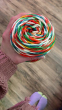 Load and play video in Gallery viewer, Send in the Clowns (Joaquin Phoenix Joker) - Hand Dyed Luxury Merino Wool Camel Aran Yarn