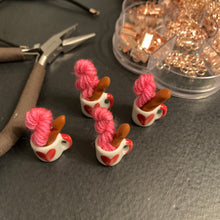 Load image into Gallery viewer, Hank in There Coffee & Crochet Necklaces