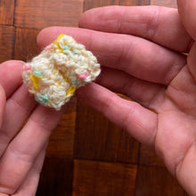 Load image into Gallery viewer, Falling Crocheted Ring in color Girls Just Wanna Have Funfetti