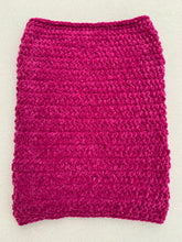 Load image into Gallery viewer, She Smiled Sweetly Handmade Velvet Cowl in Pinkish Purple