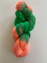 Load image into Gallery viewer, OOAK Variant (Trial 2) of Chromatica I (Lady Gaga Oreos) - Hand Dyed Superwash 100% Merino Wool Sock Yarn
