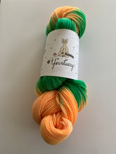 Load image into Gallery viewer, OOAK Variant (Trial 1) of Chromatica I (Lady Gaga Oreos) - Hand Dyed Superwash 100% Merino Wool Sock Yarn