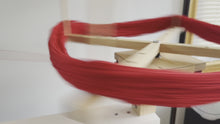 Load and play video in Gallery viewer, Raspberry Beret Hand Dyed Merino Wool & Nylon Superwash Yarn
