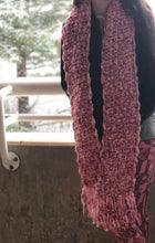 Load image into Gallery viewer, Fourth Time Around Chunky Handmade Scarf in Pink