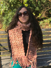 Load image into Gallery viewer, Fourth Time Around Chunky Handmade Scarf in Blush