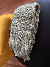 Load image into Gallery viewer, Fourth Time Around Chunky Handmade Scarf in Antique Green
