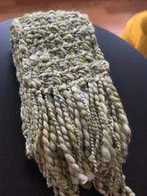 Load image into Gallery viewer, Fourth Time Around Chunky Handmade Scarf in Antique Green