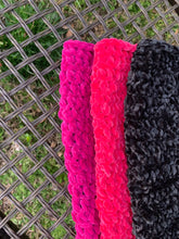 Load image into Gallery viewer, She Smiled Sweetly Handmade Velvet Cowl in Pinkish Purple