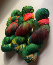 Load image into Gallery viewer, Mornin’ Dart Hand Dyed Superwash Merino Wool, Cashmere & Nylon Sock Yarn