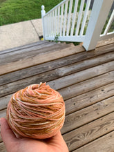 Load image into Gallery viewer, Ewe, You Make Making Fun (Strawberry Poundcake) - Hand Dyed Superwash 100% Merino Wool Sock Yarn