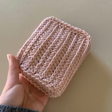 Load image into Gallery viewer, Handmade Cotton Mug Rug in Blush