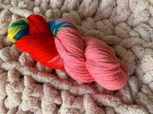 Load image into Gallery viewer, Welcome Christmas Hand Dyed 100% Merino Wool Superwash Sock Yarn