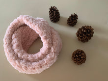 Load image into Gallery viewer, No Place Like London Faux Fur Infinity Scarf in Pink Poodle