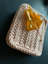 Load image into Gallery viewer, Handmade Cotton Mug Rug in Blush