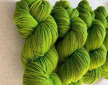 Load image into Gallery viewer, You’re a Mean One (Mr. Grinch) Hand Dyed Superwash 100% Merino Wool DK Yarn
