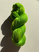 Load image into Gallery viewer, You’re a Mean One (Mr. Grinch) Hand Dyed Superwash 100% Merino Wool Sock Yarn