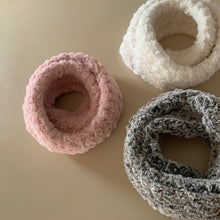 Load image into Gallery viewer, No Place Like London Faux Fur Infinity Scarf in Pink Poodle