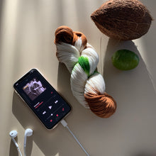 Load image into Gallery viewer, Coconut Hand Dyed Superwash Merino Wool, Cashmere & Nylon Sock Yarn