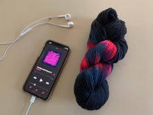 Load image into Gallery viewer, Goodbye (Dark Netflix) Hand Dyed Superwash Merino Wool, Cashmere & Nylon Sock Yarn