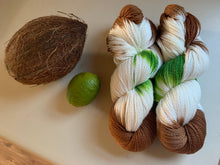 Load image into Gallery viewer, Coconut Hand Dyed Superwash 100% Merino Wool Sock Yarn