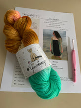 Load image into Gallery viewer, DIY Kit - Knee Deep Shawl Crochet Pattern - Two Hank Version