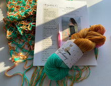 Load image into Gallery viewer, DIY Kit - Knee Deep Shawl Crochet Pattern - Two Hank Version