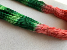 Load image into Gallery viewer, Watermelon Sugar Hand Dyed Superwash Merino Wool & Nylon Sparkle Sock Yarn