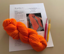 Load image into Gallery viewer, DIY Kit - U Can’t Touch This (Cheetos) Crochet Scarf