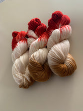 Load image into Gallery viewer, Sweet Creature (Strawberry Cheesecake) Hand Dyed Superwash Merino Wool, Cashmere & Nylon Sock Yarn