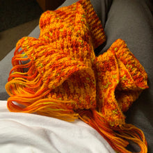 Load image into Gallery viewer, Falling Scarf Crochet Pattern - Sock/Fingering Weight Yarn - One Hank Wonder