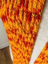 Load image into Gallery viewer, Falling Scarf Crochet Pattern - Sock/Fingering Weight Yarn - One Hank Wonder