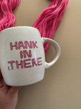Load image into Gallery viewer, Hank in There Mug and Hand Dyed Superwash Merino, Cashmere & Nylon Sock Yarn Set