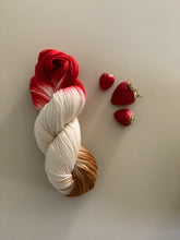 Load image into Gallery viewer, Sweet Creature (Strawberry Cheesecake) Hand Dyed Superwash Merino Wool, Cashmere & Nylon Sock Yarn
