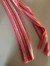 Load image into Gallery viewer, Never Tear Us Apart Handmade Super Scarf in Coral Cream