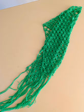 Load image into Gallery viewer, Handmade Knee Deep Merino Wool & Cashmere Shawl with Fringe in color Margaritaville