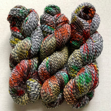 Load image into Gallery viewer, Triple Decker Waffle Eggo Extravaganza Hand Dyed Marled Merino and Peruvian Wool Yarn