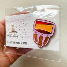 Load image into Gallery viewer, Yarn Cheetos Hard Enamel Pin