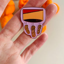 Load image into Gallery viewer, Yarn Cheetos Hard Enamel Pin