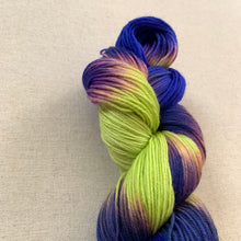 Load image into Gallery viewer, Gods and Monsters Variant Batch (Trial 4 - More Intense Green) - Hand Dyed Superwash Merino Wool, Cashmere & Nylon Sock Yarn