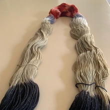 Load image into Gallery viewer, Eleven is Gone Hand Dyed Sparkly Merino Wool & Nylon Superwash Yarn