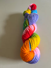 Load image into Gallery viewer, Lollipop Hand Dyed 100% Merino Wool Superwash Chunky Yarn