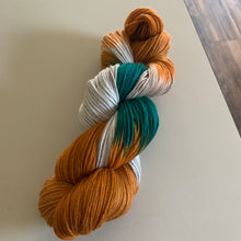 Load image into Gallery viewer, OOAK Variant (Trial 4) of Century Man Hand Dyed Superwash Merino Wool, Cashmere & Nylon Sock Yarn