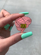 Load image into Gallery viewer, Yarn on the Brain Hard Enamel Pin