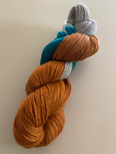 Load image into Gallery viewer, OOAK Variant (Trial 3) of Century Man Hand Dyed Superwash Merino Wool, Cashmere & Nylon Sock Yarn