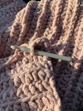 Load image into Gallery viewer, Handmade Never Tear Us Apart Blanket in Pink Dust