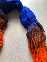 Load image into Gallery viewer, Astronaut in the Ocean Hand Dyed Sparkly Merino Wool & Nylon Superwash Yarn