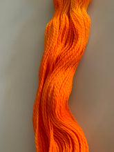 Load image into Gallery viewer, OOAK Variant (Trial 6) of U Can’t Touch This (Cheetos) Hand Dyed Superwash 100% Merino Wool Sock Yarn