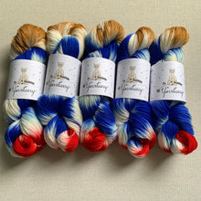Load image into Gallery viewer, Scoops Troop Hand Dyed Merino Wool & Nylon Superwash Yarn