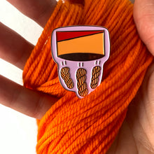 Load image into Gallery viewer, Yarn Cheetos Hard Enamel Pin