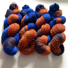 Load image into Gallery viewer, Astronaut in the Ocean Hand Dyed Marled Merino and Peruvian Wool Sock Yarn